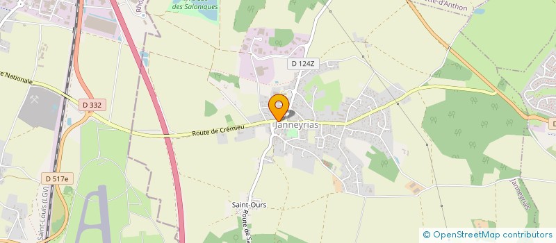 localisation de l'entreprise BONNET SARL à JANNEYRIAS