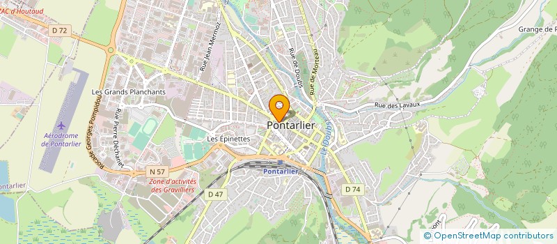 localisation de l'entreprise BONNET TRAITEUR à PONTARLIER