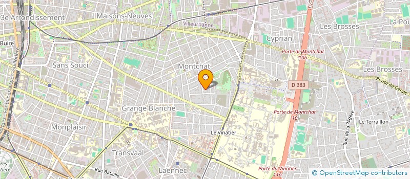 localisation de l'entreprise BONNETAIN ET DRICH à LYON 3EME