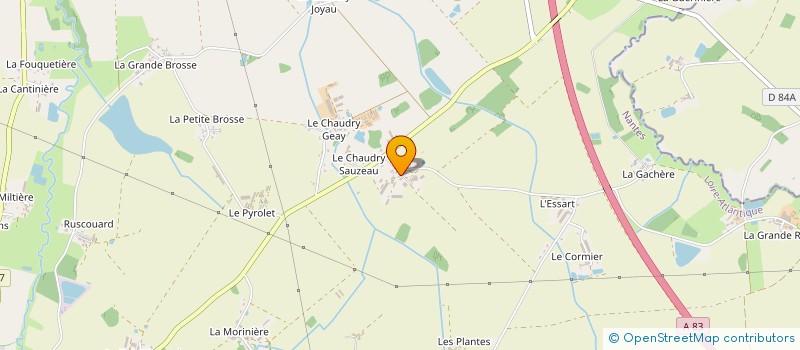 localisation de l'entreprise BONNETDIVERT  VIEILLEVIGNE