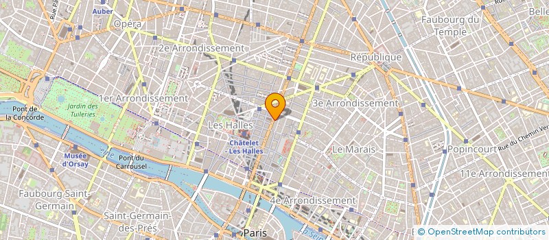 localisation de l'entreprise BONNETERIE DE SAINT ANDRE à PARIS
