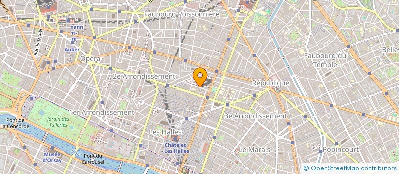 localisation de l'entreprise BONNETERIE DU CAIRE  PARIS