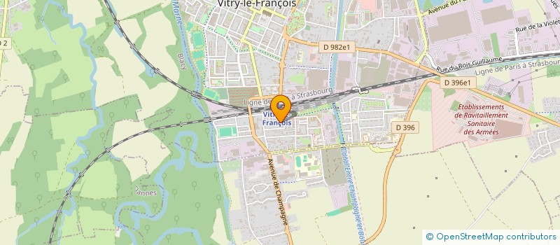 localisation de l'entreprise BONNETERIE TRAN à VITRY-LE-FRANCOIS
