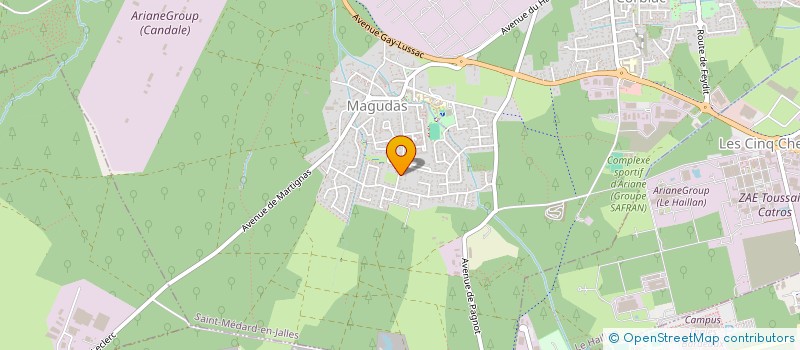 localisation de l'entreprise BONNETON  SAINT-MEDARD-EN-JALLES