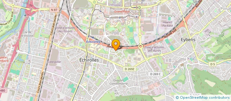 localisation de l'entreprise BONNEUIL 94-02  ECHIROLLES