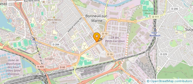 localisation de l'entreprise BONNEUIL AUTO SERVICES  BONNEUIL-SUR-MARNE