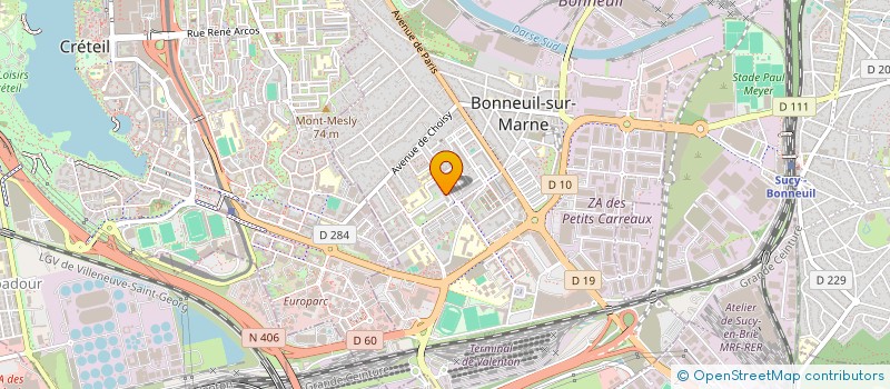 localisation de l'entreprise BONNEUIL LAVERIE à BONNEUIL-SUR-MARNE