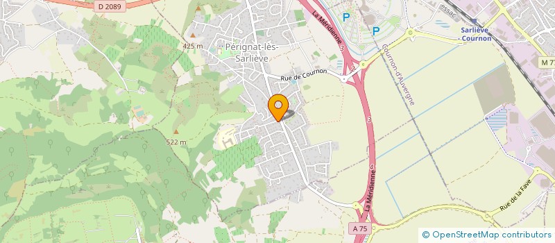 localisation de l'entreprise BONNEVAL  PERIGNAT-LES-SARLIEVE