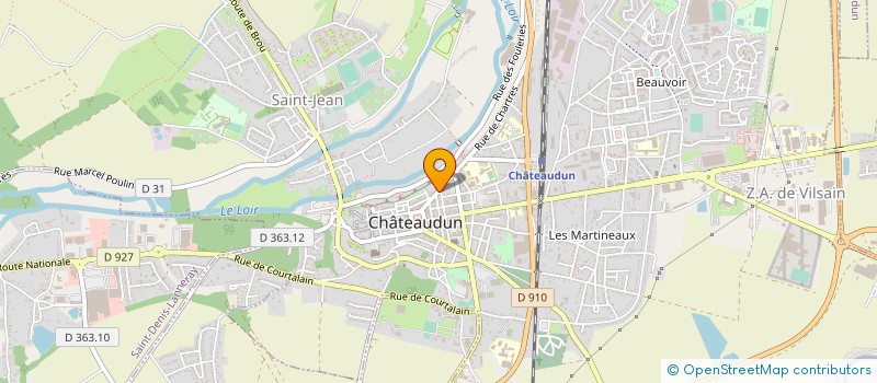 localisation de l'entreprise BONNEVALAISE DE CONSTRUCTION à CHATEAUDUN