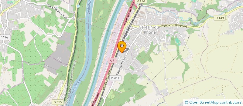 localisation de l'entreprise BONNEVAY - GIMENEZ  TERNAY