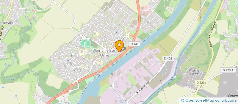 localisation de l'entreprise BONNEVIALLE PAYSAGES - VRP  BLAINVILLE-SUR-ORNE