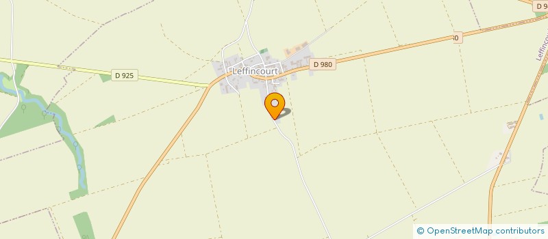 localisation de l'entreprise BONNEVIE 2DS  LEFFINCOURT