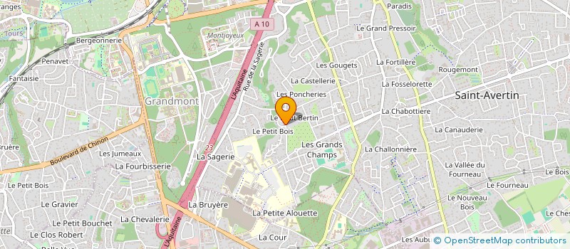 localisation de l'entreprise BONNEVILLAIRE  SAINT-AVERTIN