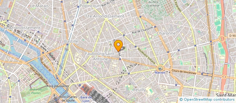 localisation de l'entreprise BONNEVILLE  PARIS