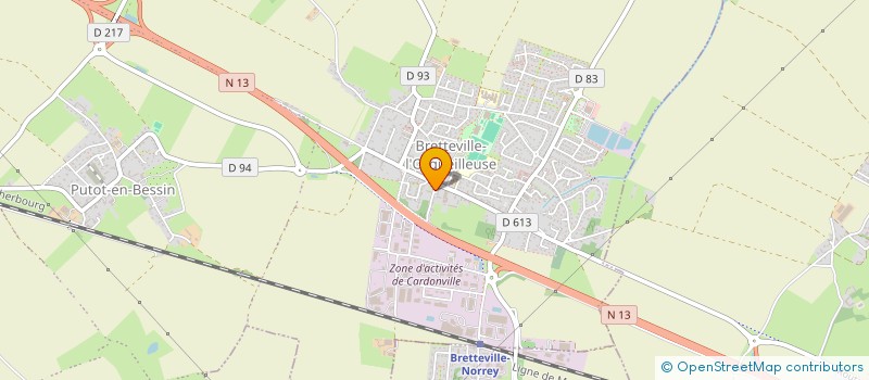 localisation de l'entreprise BONNEVILLE  ROTS