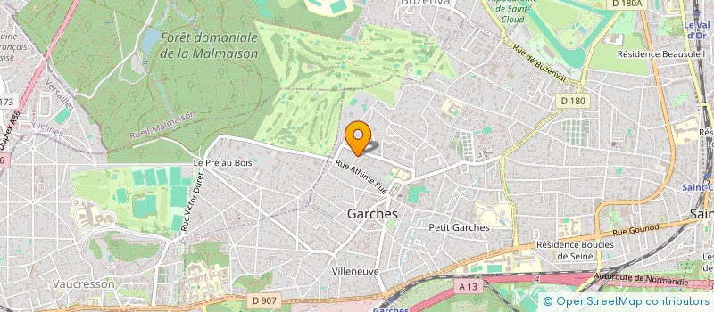 localisation de l'entreprise BONNEVILLE à GARCHES