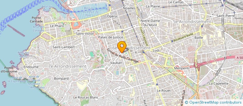 localisation de l'entreprise BONNEVILLE à MARSEILLE