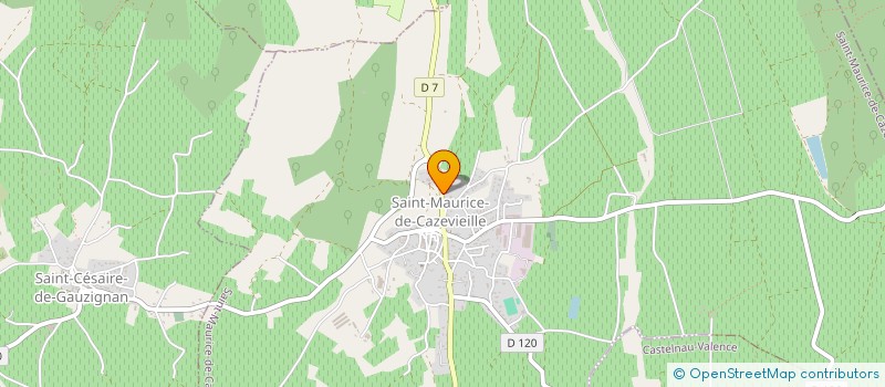 localisation de l'entreprise BONNEYZON  SAINT-MAURICE-DE-CAZEVIEILLE