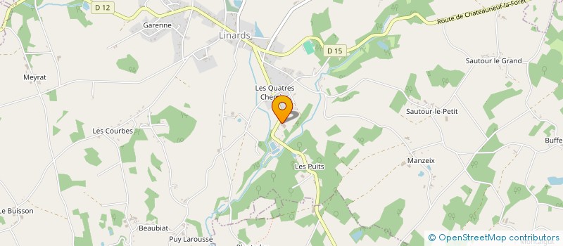 localisation de l'entreprise BONNICHON à LINARDS