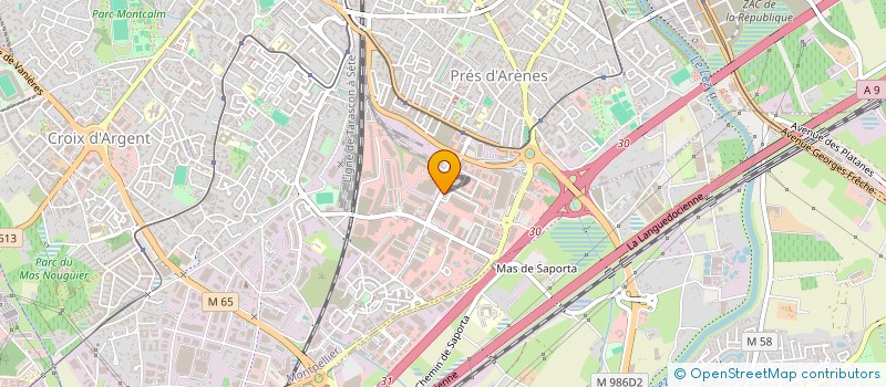 localisation de l'entreprise BONNICI ET CLOUET SARL à MONTPELLIER