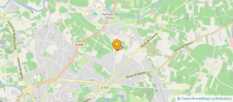 localisation de l'entreprise BONNICI FRERES  CARPENTRAS