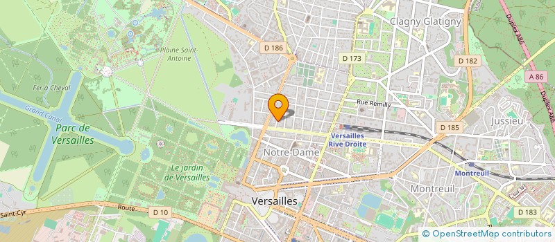 localisation de l'entreprise BONNIE  VERSAILLES