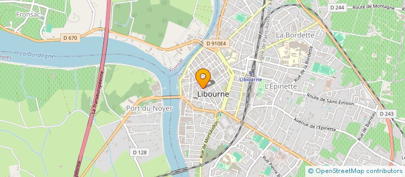 localisation de l'entreprise BONNIE & CLYDE à LIBOURNE