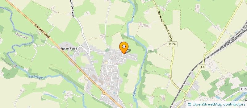 localisation de l'entreprise BONNIE ET JACQUES  SABLE-SUR-SARTHE