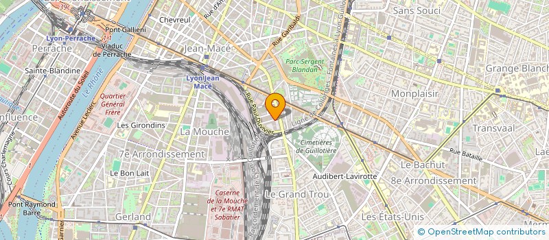 localisation de l'entreprise BONNIER THIEBAUT SAV à LYON