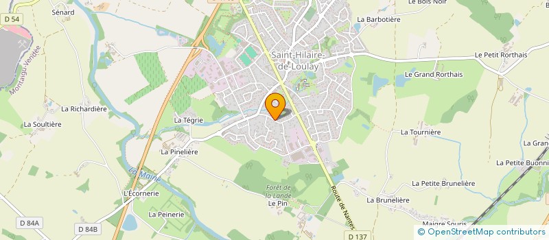 localisation de l'entreprise BONNIMMO à MONTAIGU-VENDEE