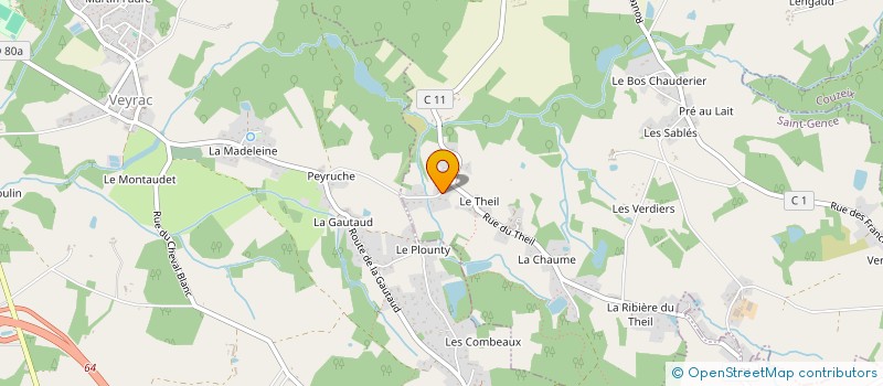 localisation de l'entreprise BONNIMOBILIER  SAINT-GENCE