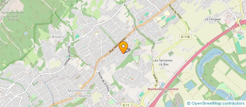 localisation de l'entreprise BONNIMONTAINE  MONTBONNOT-SAINT-MARTIN