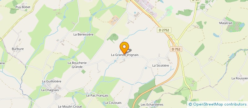localisation de l'entreprise BONNIN à SEVREMONT