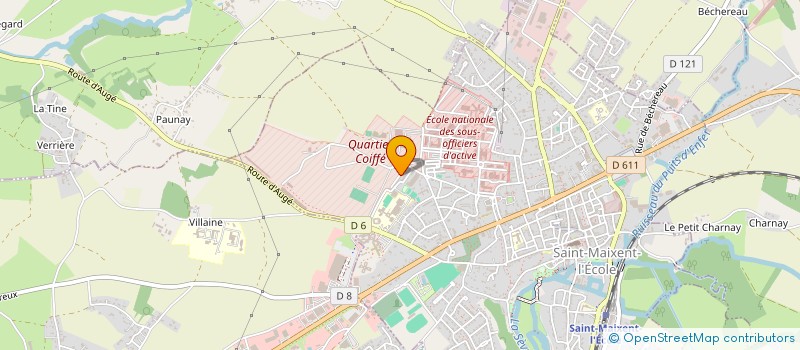 localisation de l'entreprise BONNIN  SAINT-MAIXENT-L'ECOLE