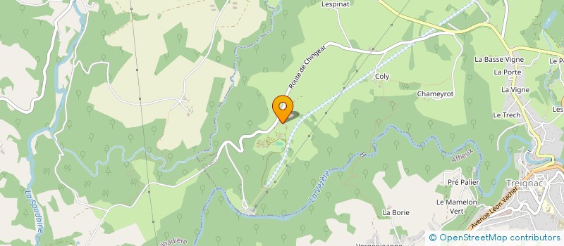 localisation de l'entreprise BONNIN IMMOBILIER  TREIGNAC