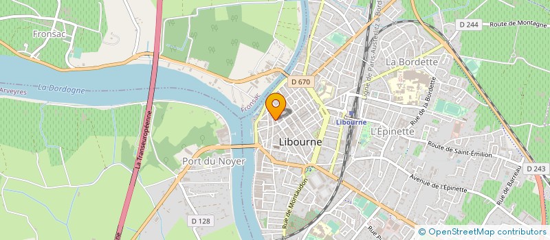 localisation de l'entreprise BONNIN JEAN-CLAUDE ET LAURENT à LIBOURNE