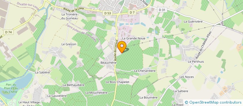 localisation de l'entreprise BONNIN MECA-SPE à DIVATTE-SUR-LOIRE