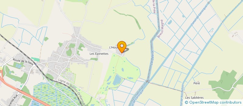 localisation de l'entreprise BONNIN PATRICK  SAINT-LAURENT-DE-LA-PREE