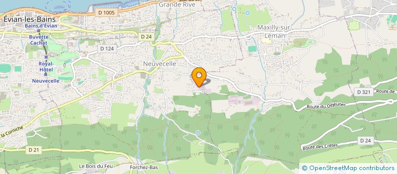 localisation de l'entreprise BONNIN - VRC  MAXILLY-SUR-LEMAN