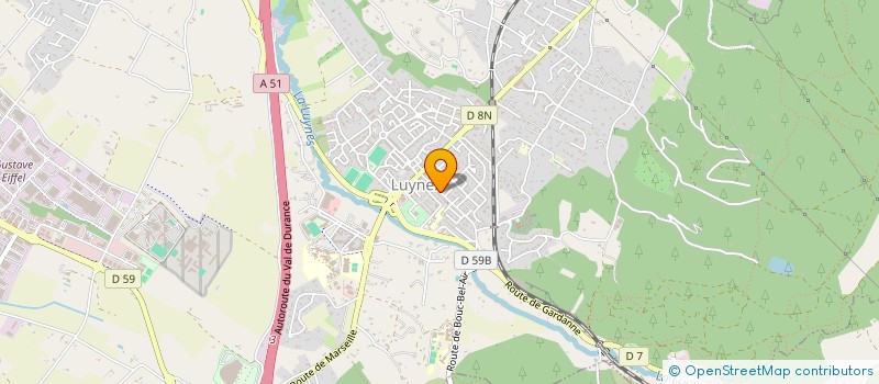 localisation de l'entreprise BONNIOL-CARDEURS à AIX EN PROVENCE