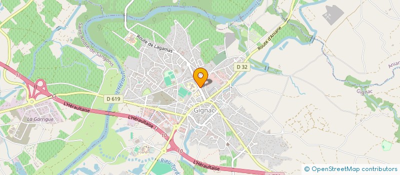 localisation de l'entreprise BONNIOL PARTICIPATION  GIGNAC