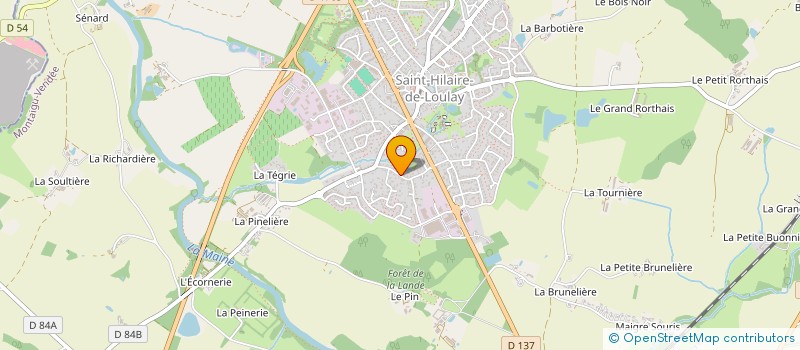 localisation de l'entreprise BONNISOL à MONTAIGU-VENDEE