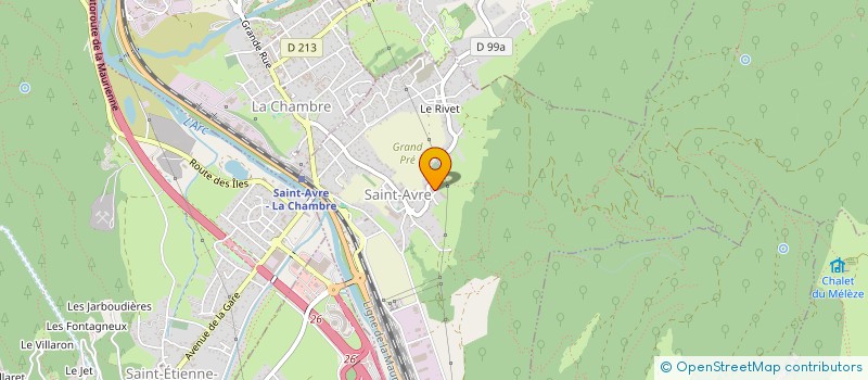 localisation de l'entreprise BONNIVARD à SAINT-AVRE