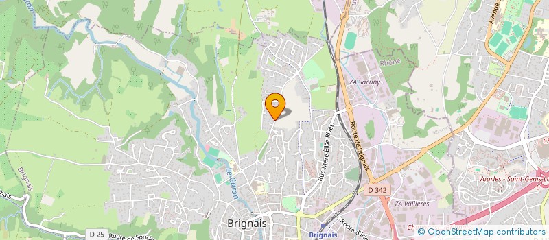 localisation de l'entreprise BONNIVARD GUY  BRIGNAIS