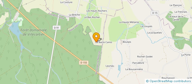 localisation de l'entreprise BONNOT-DARON  VIEUX-VIEL