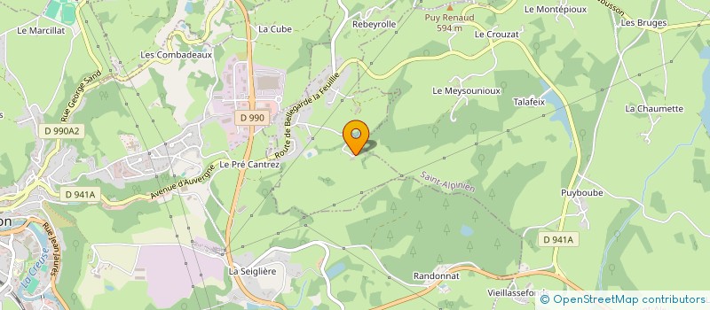 localisation de l'entreprise BONNOT TRAVAUX DE TELEPHONIE  SAINT-AMAND