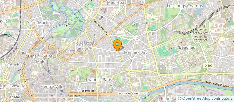 localisation de l'entreprise BONNOUVRIER  RENNES