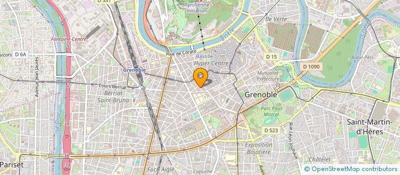 localisation de l'entreprise BONNY  GRENOBLE