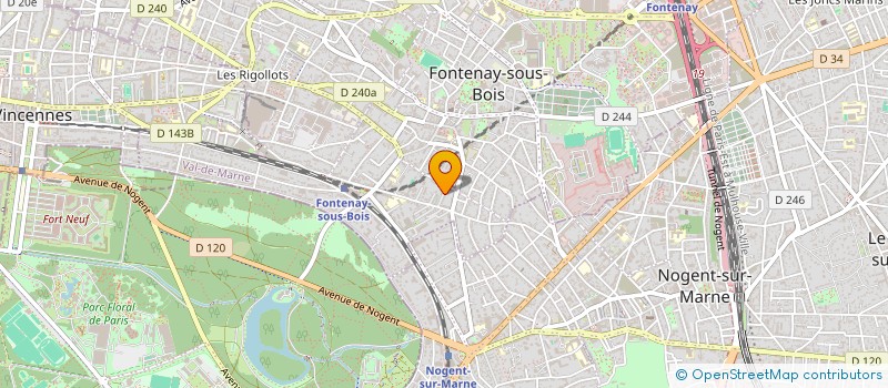 localisation de l'entreprise BONNY à FONTENAY-SOUS-BOIS