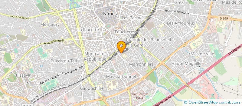 localisation de l'entreprise BONNY CARD à NIMES